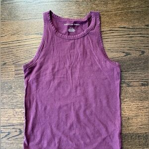 American Eagle Outfitters Rich Plum Tank Top